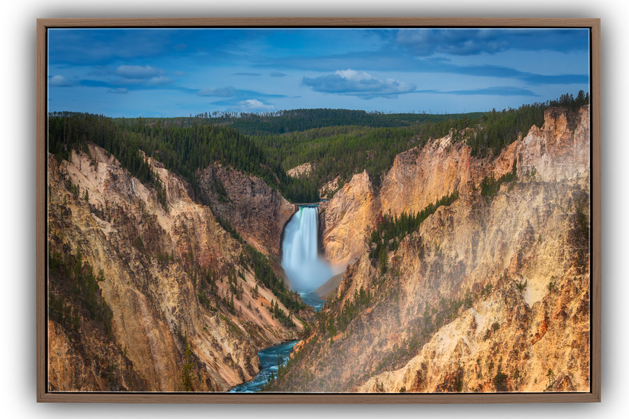 Yellowstone Grand Canyon fine art print to remember an extraordinary family trip.