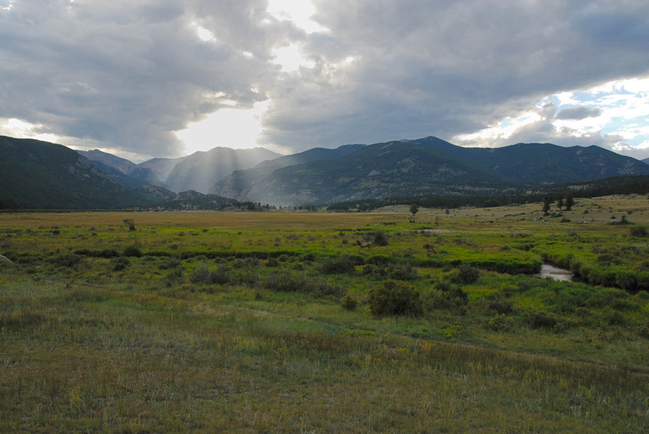 The Rocky Mountains in Colorado in United States.