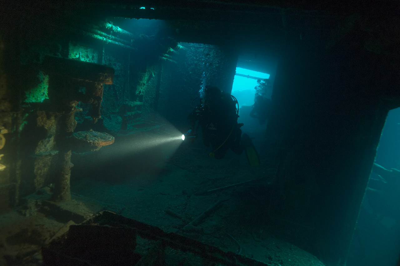 The wreck of Chrisoula K in the Red Sea off Egypt