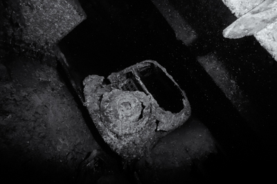 The Umbria wreck laying off the coast of Sudan. Photographs by Amar Guillen.