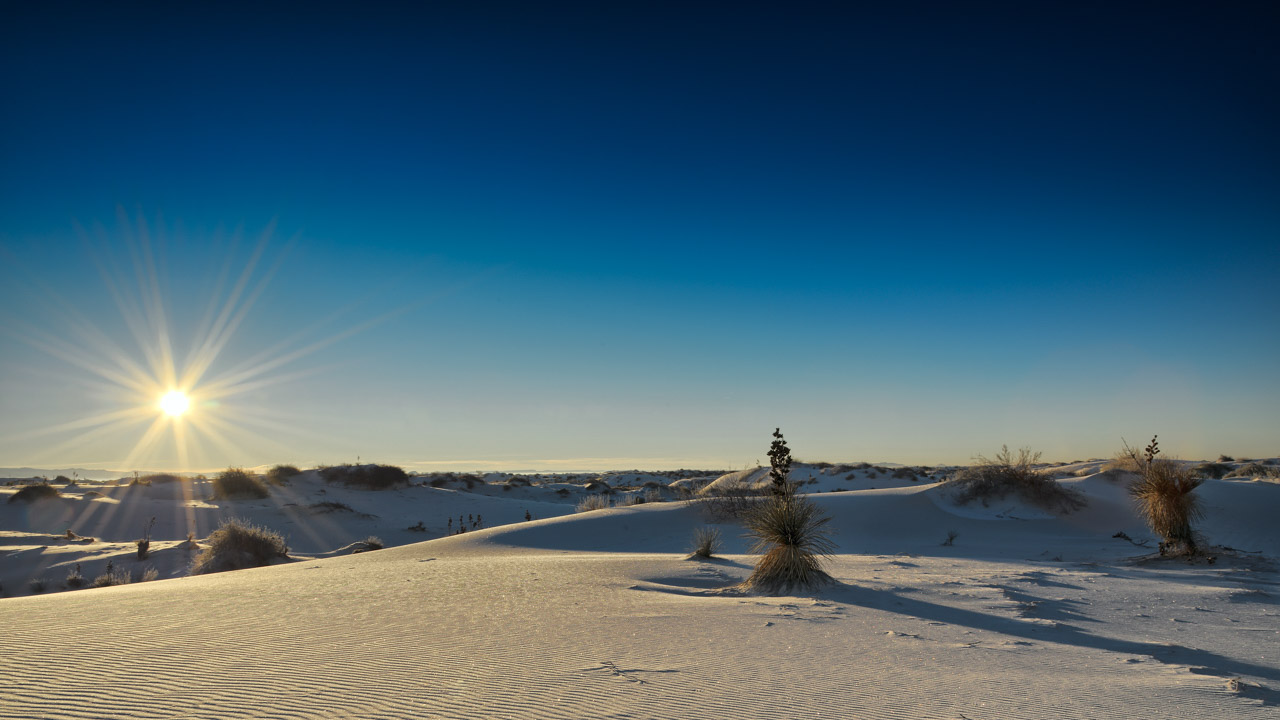 Landscape of White Sand Dunes by Amar Guillen, Photographer.