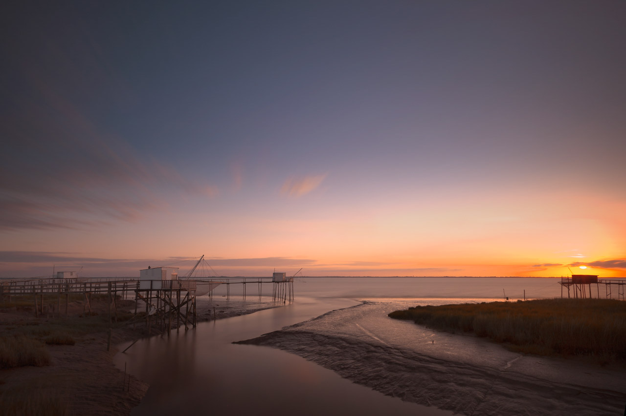 Pour composer cette photo de paysage, nous avons longtemps chercher le meilleur point de vue pour arranger tous les éléments.