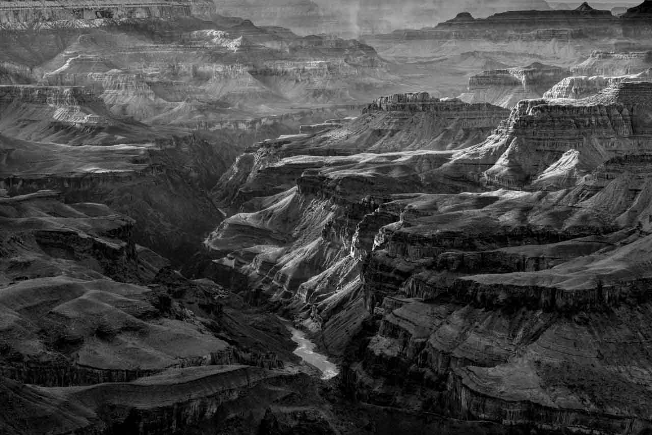 La rive sud du Grand Canyon dans l'état de l'Arizona aux Etats-Unis.