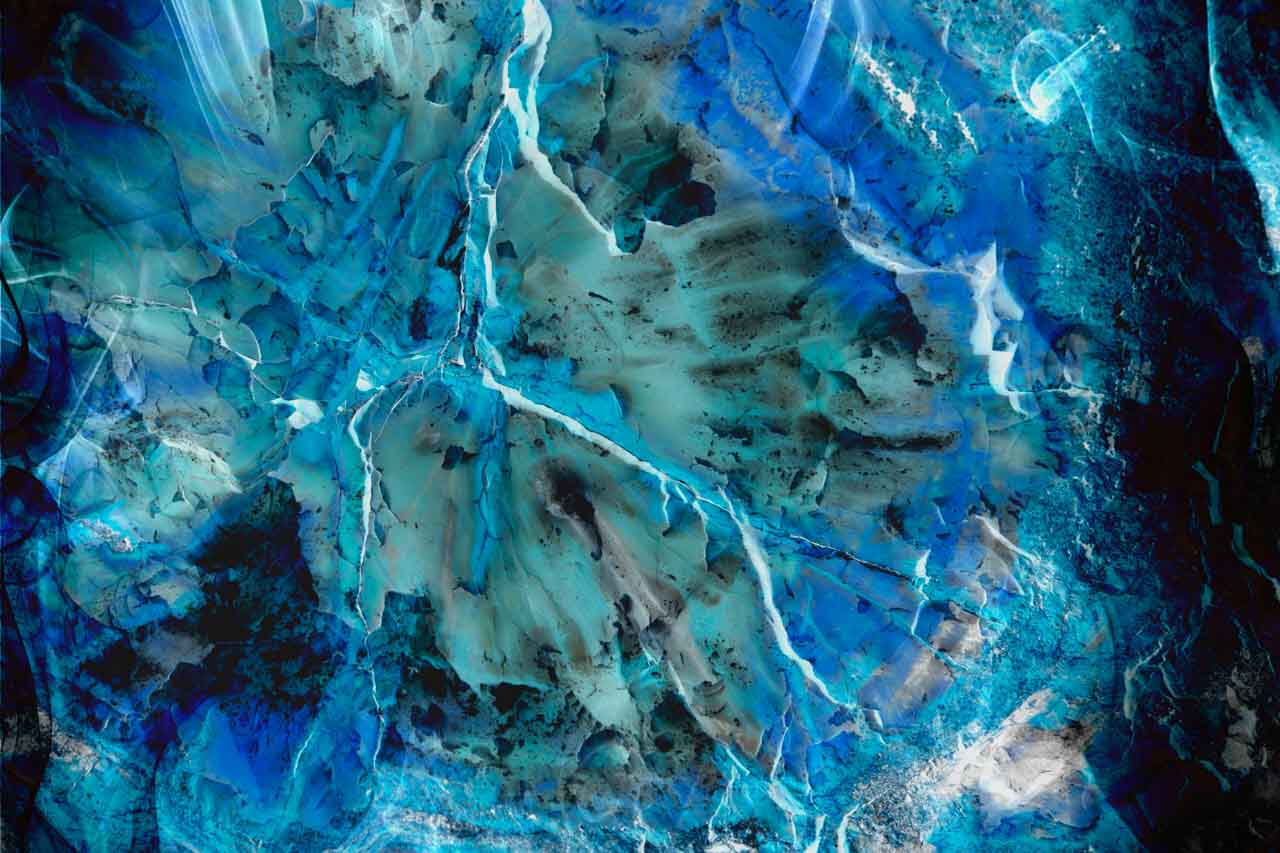 Abstract photograph of Petrified Forest en Arizona. Photograph in color by Amar Guillen, photographer