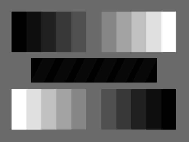 Screen Calibration Chart