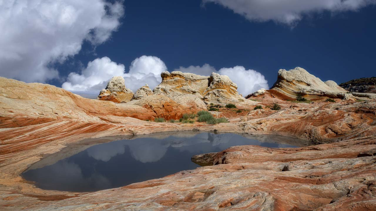 Paysage de Vermilion Cliffs en Arizona aux Etats-Unis.