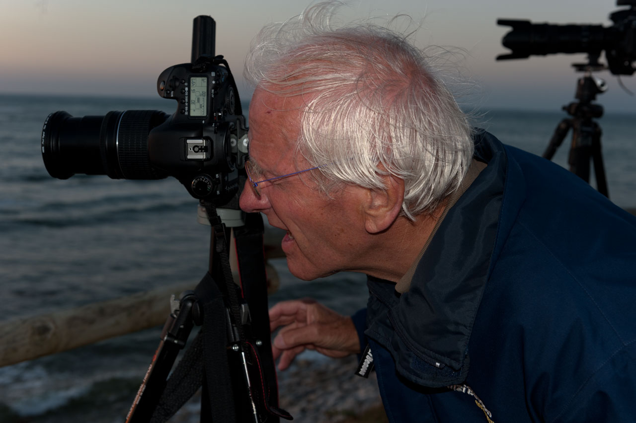Robert un stagiaire pendant un stage de photo de paysages.