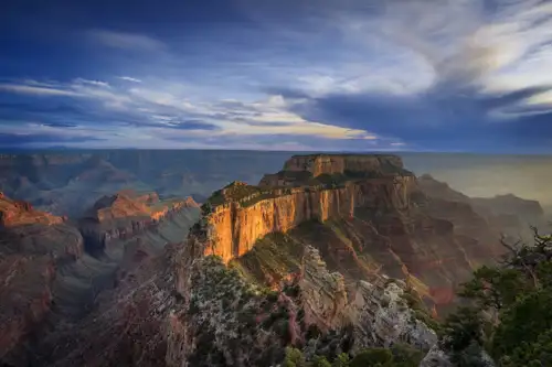Paysage du Grand Canyon nord dans l'Arizona.