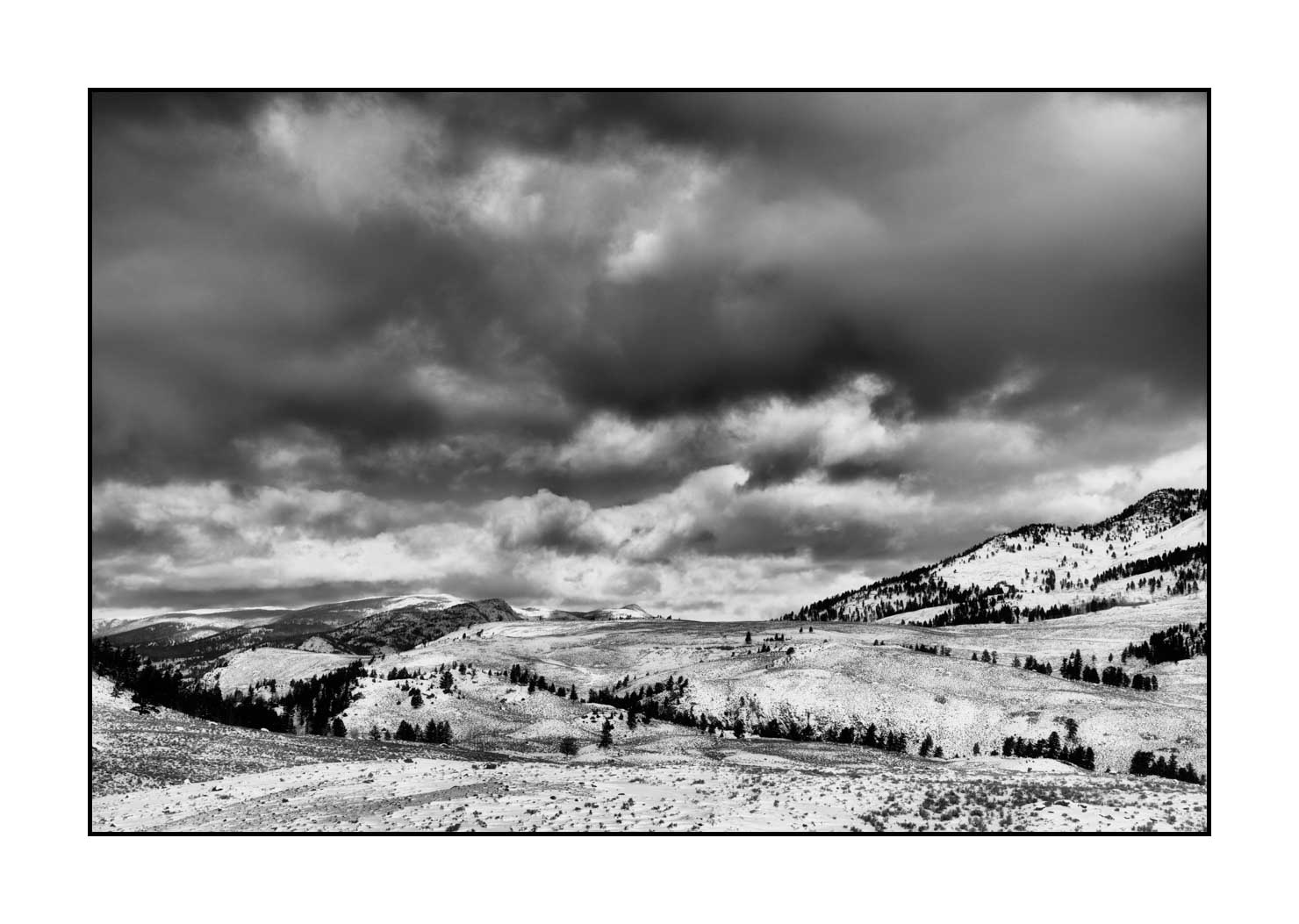 nuances-de-noirs-et-de-blancs/041-merveilles-naturelles-yellowstone-en-hiver/fr/37-paysage-enneige-yellowstone-noir-et-blanc-220104YELLAN0008B