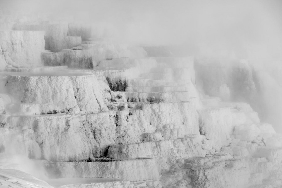 Snowy landscape of yellowstone in winter. Snowy landscape of yellowstone in winter.
