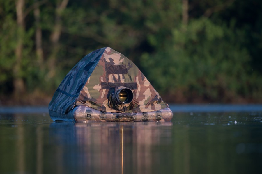 Photo workshop using floating blind in Dombes with Amar Guillen, Photo workshop using floating blind in Dombes with Amar Guillen,