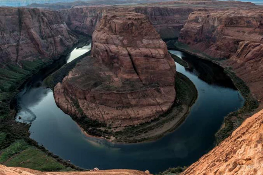 Photos of trainees during landscape photo workshops with Amar Gu