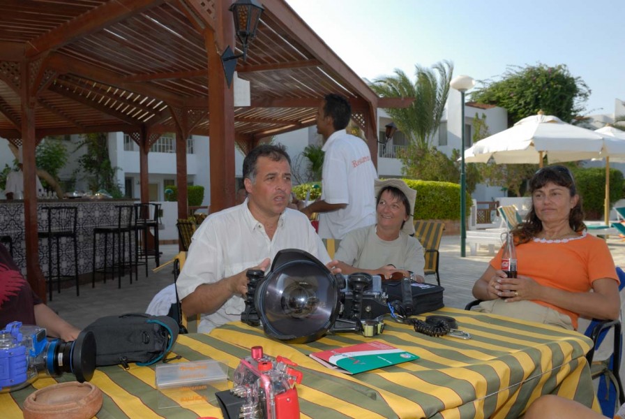 Ambiance des stages photo sous-marine avec Amar Guillen, Photogr Ambiance des stages photo sous-marine avec Amar Guillen, Photogr