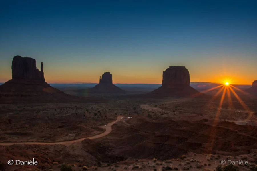 Photos of trainees during landscape photo workshops with Amar Gu