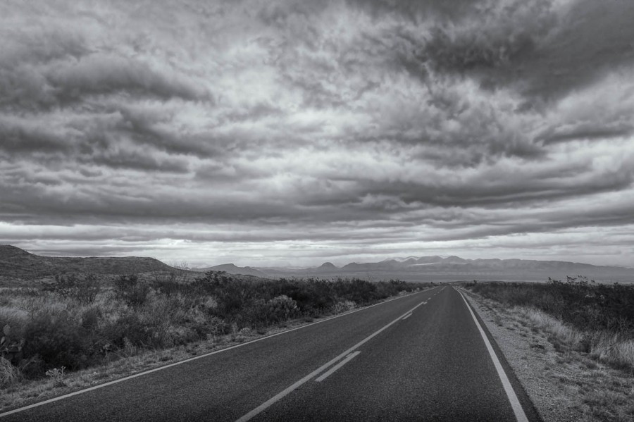Landscape in black and white of Texas by Amar Guillen, photograp Landscape in black and white of Texas by Amar Guillen, photograp