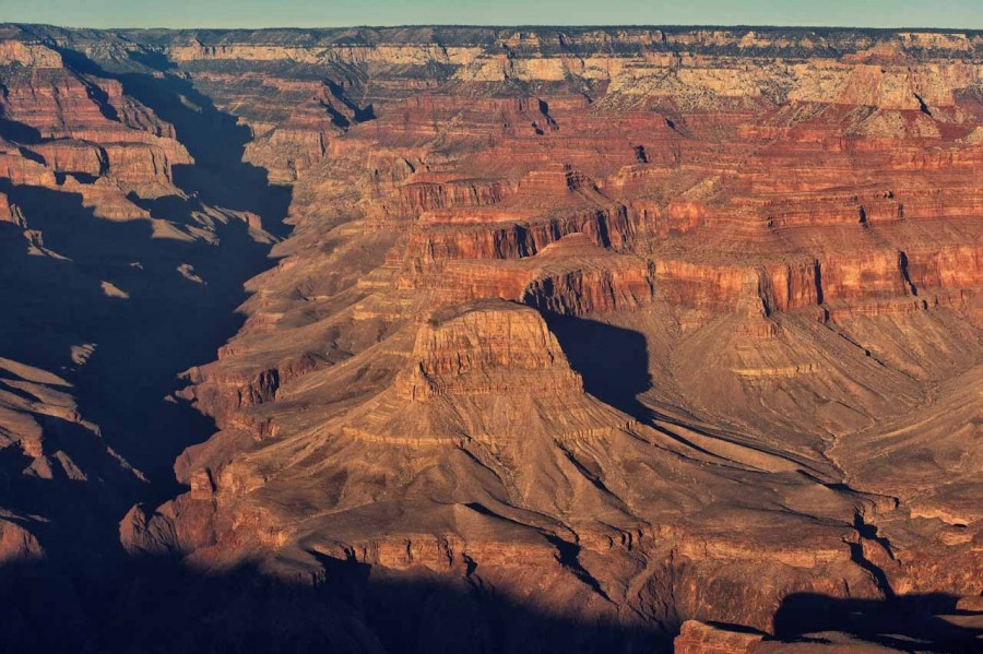 La rive sud du Grand Canyon dans l'état de l'Arizona aux Etats- La rive sud du Grand Canyon dans l'état de l'Arizona aux Etats-