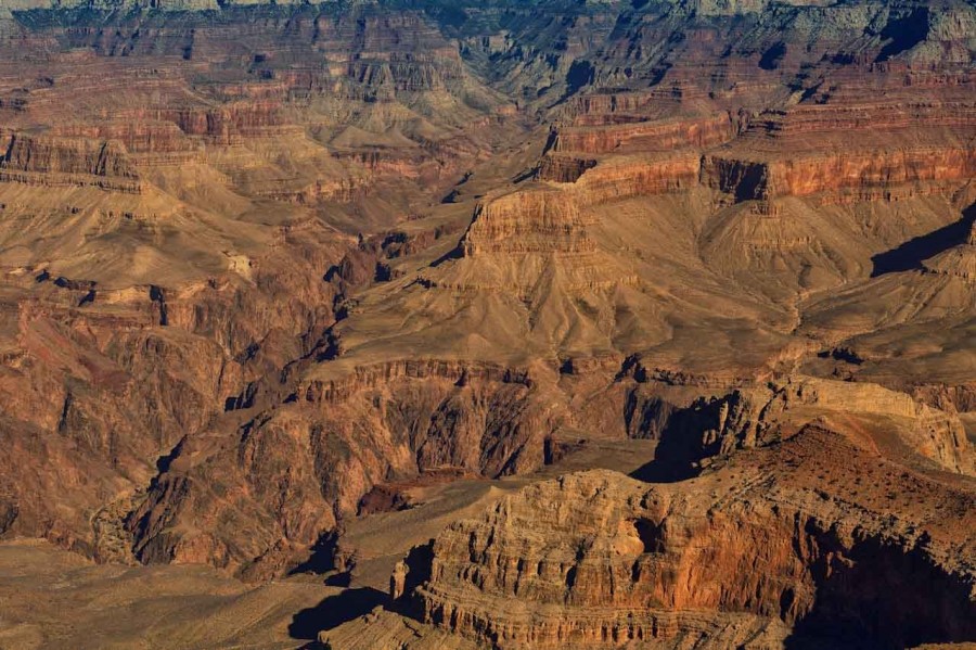 La rive sud du Grand Canyon dans l'état de l'Arizona aux Etats- La rive sud du Grand Canyon dans l'état de l'Arizona aux Etats-