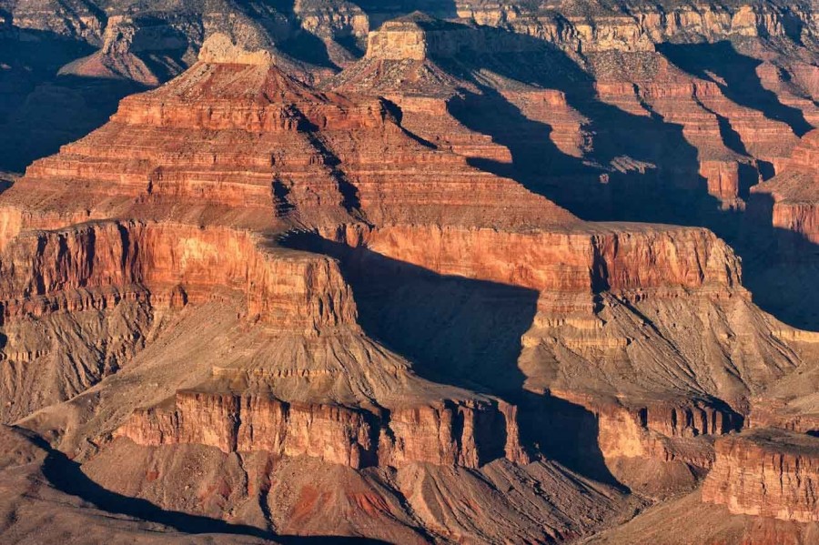 La rive sud du Grand Canyon dans l'état de l'Arizona aux Etats- La rive sud du Grand Canyon dans l'état de l'Arizona aux Etats-