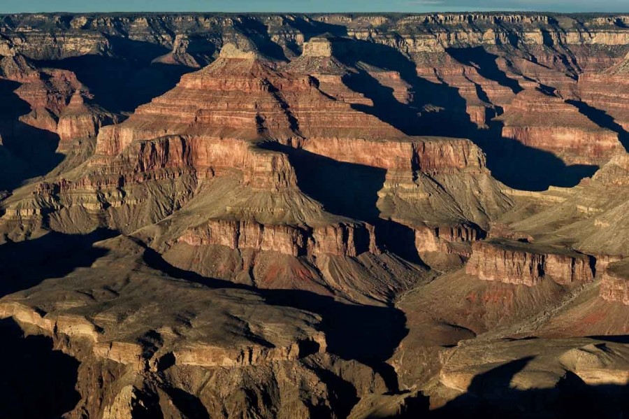 La rive sud du Grand Canyon dans l'état de l'Arizona aux Etats- La rive sud du Grand Canyon dans l'état de l'Arizona aux Etats-