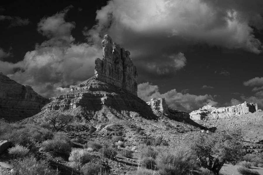 Paysage de Valley of the Gods dans l'Utah en noir et blanc. Paysage de Valley of the Gods dans l'Utah en noir et blanc.