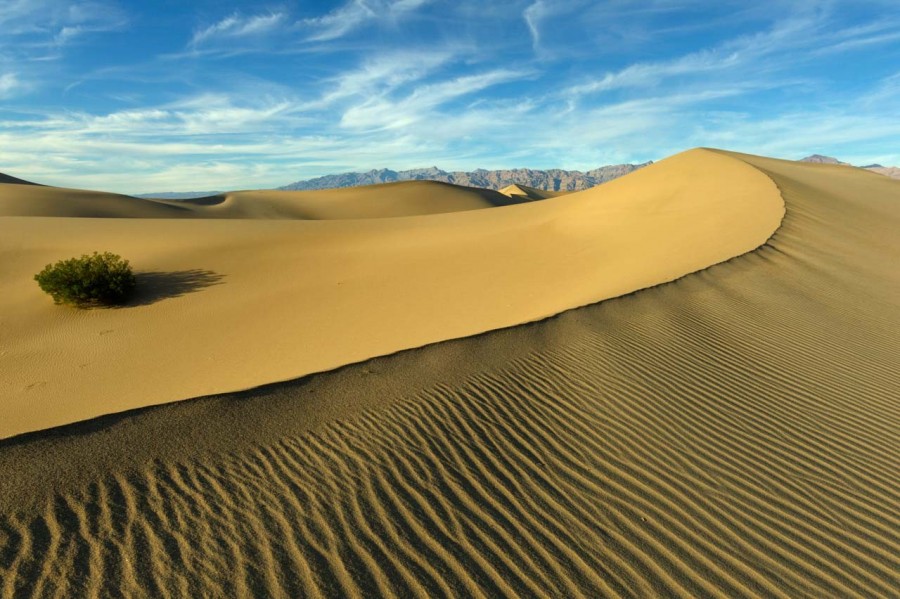 Paysage de la Vallée de la Mort en Californie. Paysage de la Vallée de la Mort en Californie.