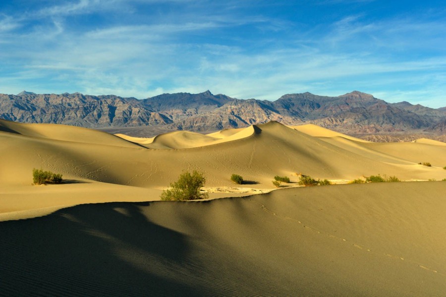 Paysage de la Vallée de la Mort en Californie. Paysage de la Vallée de la Mort en Californie.