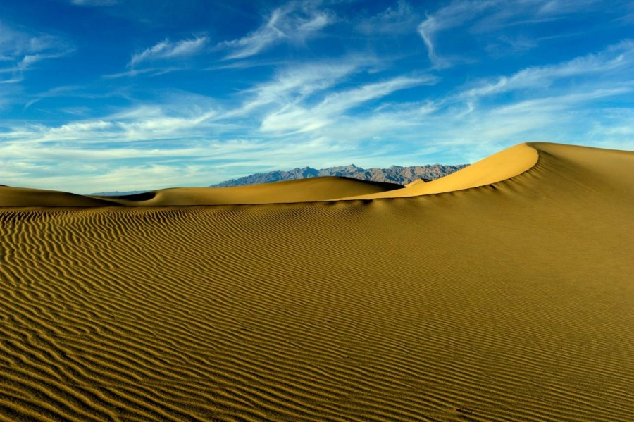 Paysage de la Vallée de la Mort en Californie. Paysage de la Vallée de la Mort en Californie.
