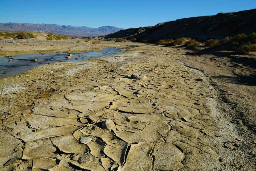 Paysage de la Vallée de la Mort en Californie. Paysage de la Vallée de la Mort en Californie.