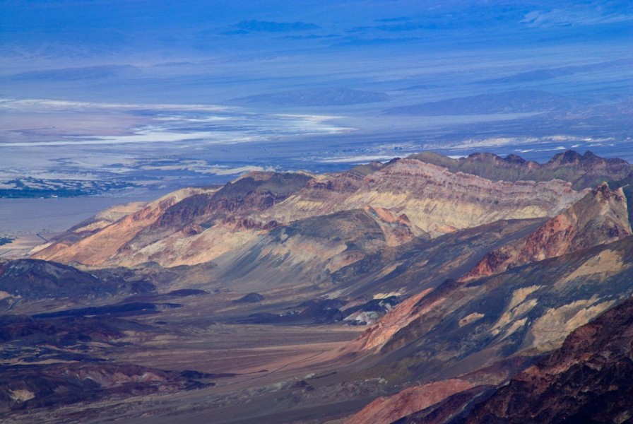 Paysage de la Vallée de la Mort en Californie. Paysage de la Vallée de la Mort en Californie.