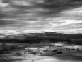 14 paysage du yellowstone en noir et blanc