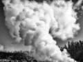 24 paysage du yellowstone en noir et blanc