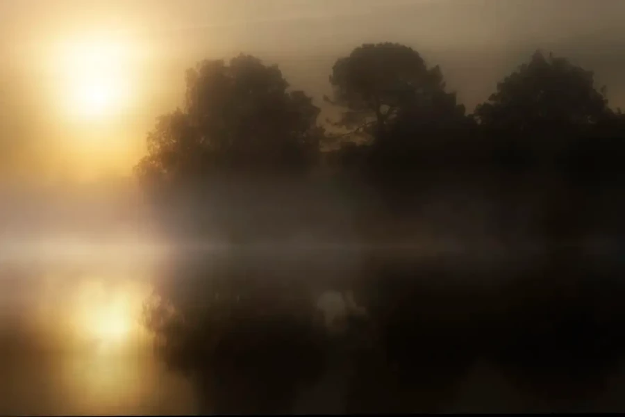 Paysage de la Haute-Saintonge en Charente-Maritime, France en couleur