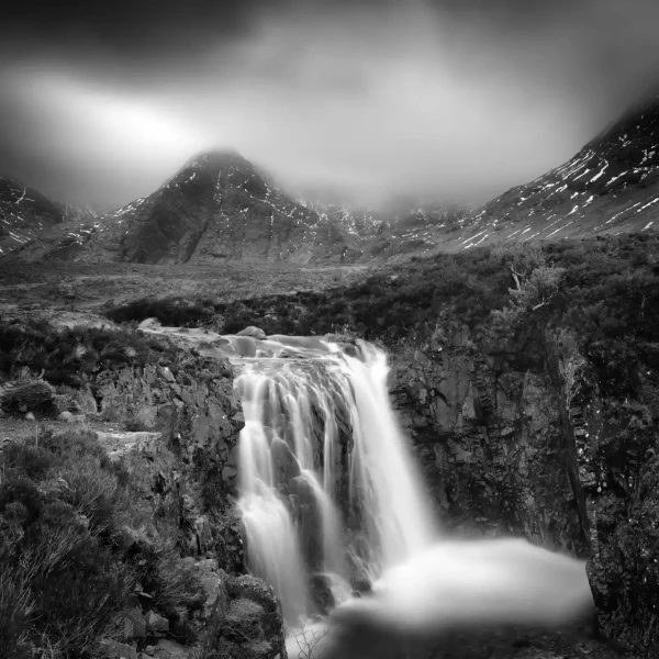 20 photo de paysage en noir et blanc