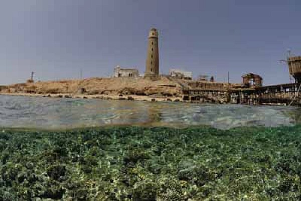 Les îles Brothers en Mer Rouge au large des côtes de l'Egypte. Photographies par Amar Guillen.