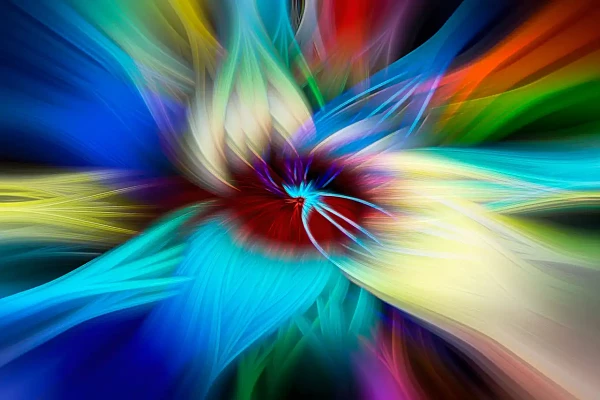 Abstract landscape evokaing the birth of a universeLandscape. Fine art Photograph in color by Amar Guillen, photographer artist.