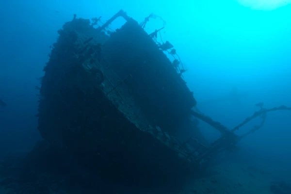The wreck of Krisoula K. in the Red Sea. Photographs by Amar Guillen.