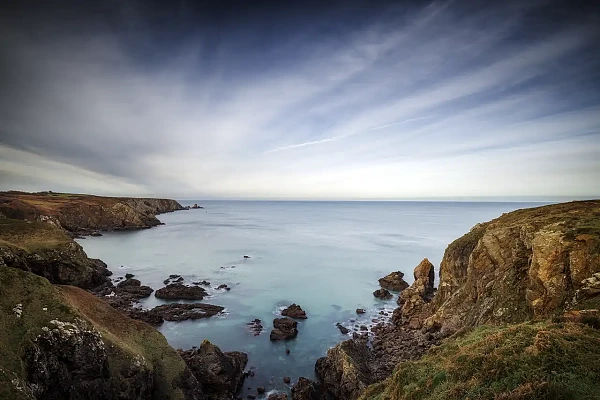 Seascape of South Finistere in Brittany in France: Pointe de Castelmeur. Fine art Photograph in color by Amar Guillen, photographer artist.