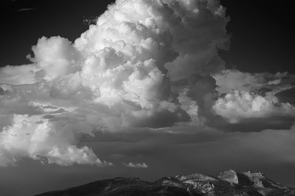 Clouds over Yosemite National Park in California, USA.