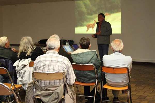 Conférence photo animalière en région parisienne.